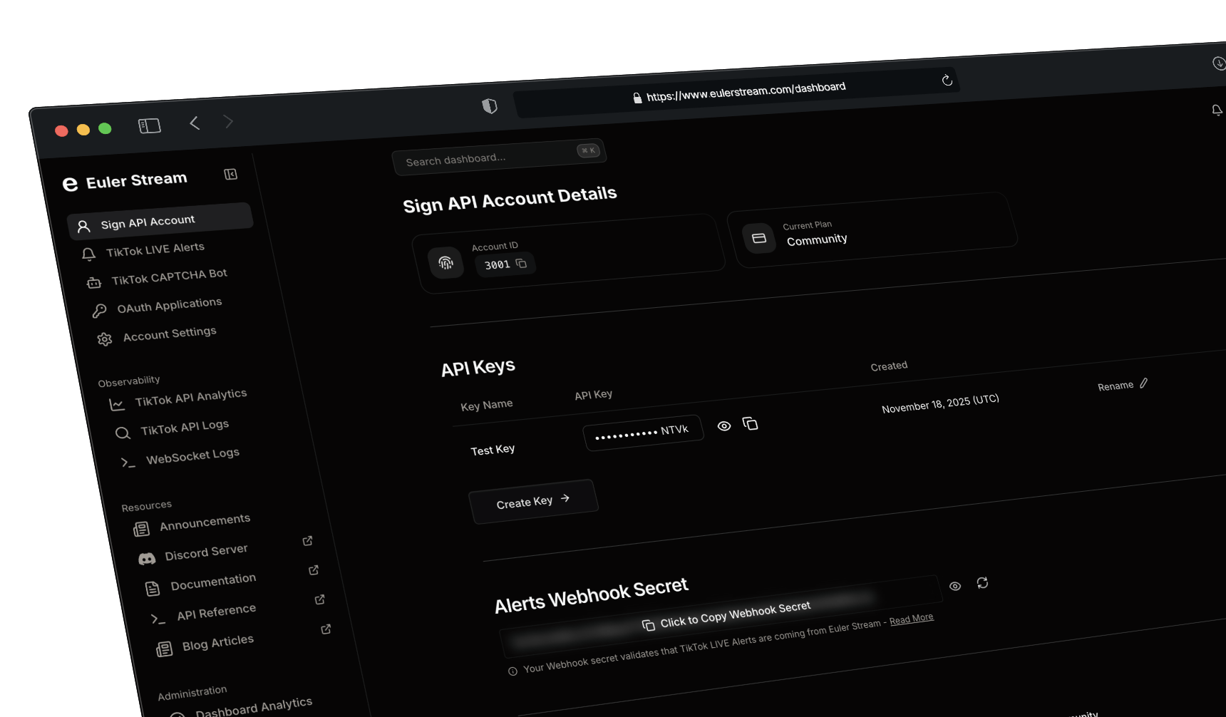 Dashboard preview